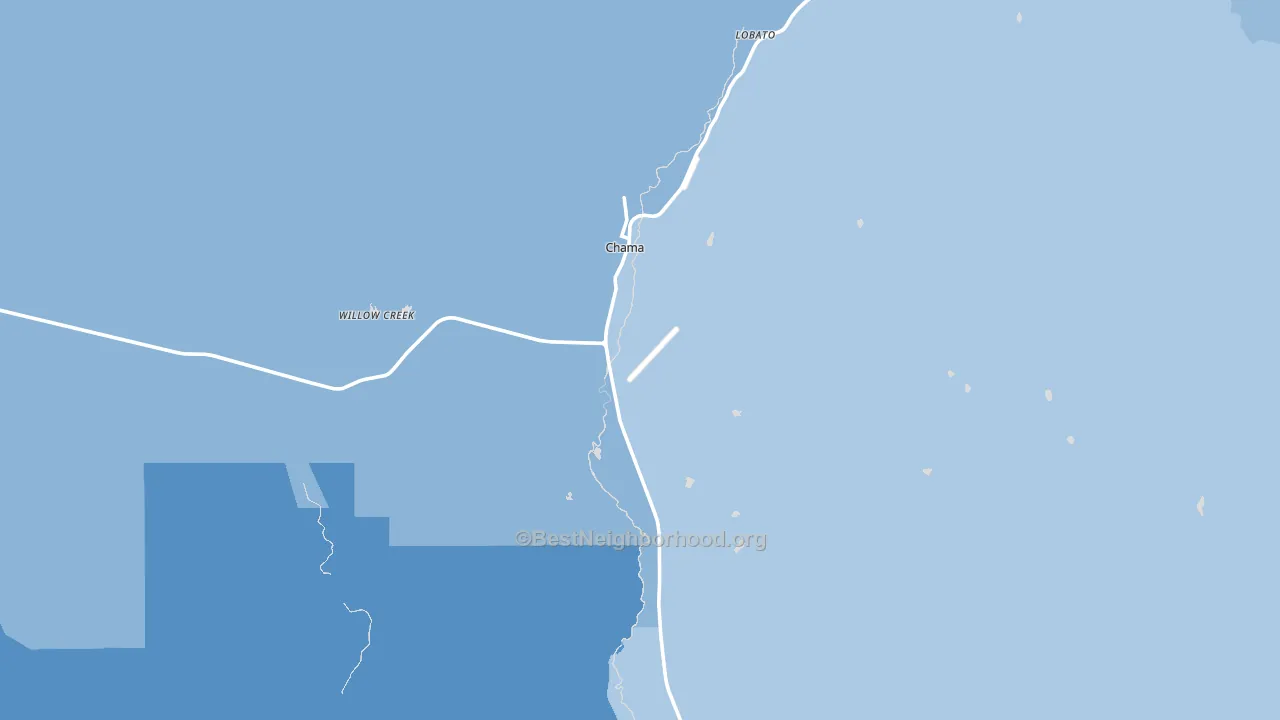 87520, NM block-group political-lean map