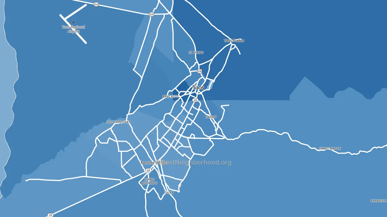 87571, NM block-group political-lean map