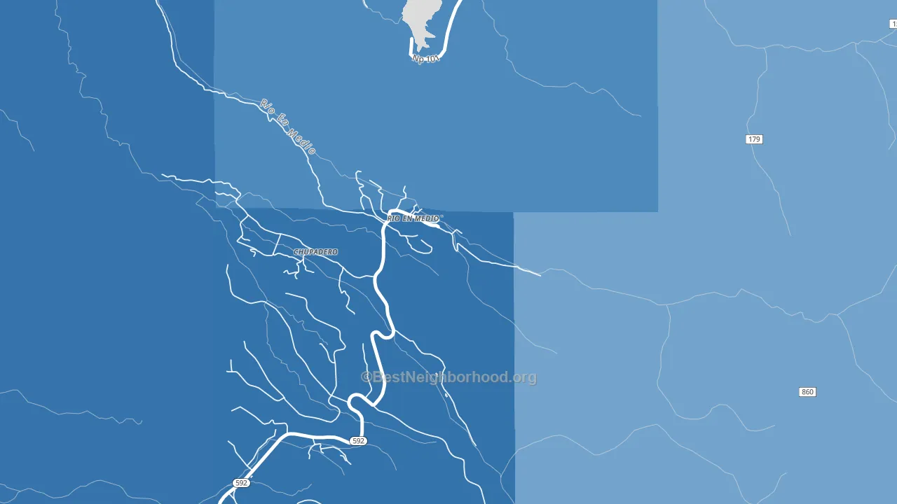 87574, NM block-group political-lean map