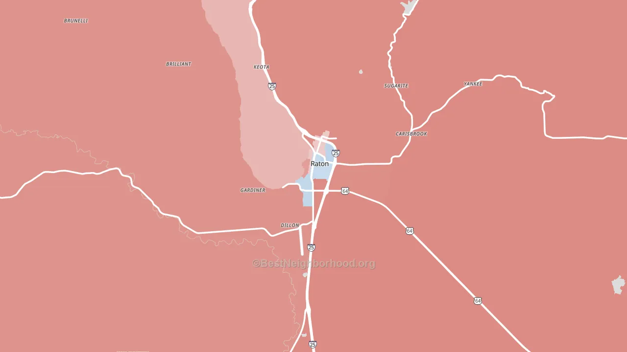 87740, NM block-group political-lean map