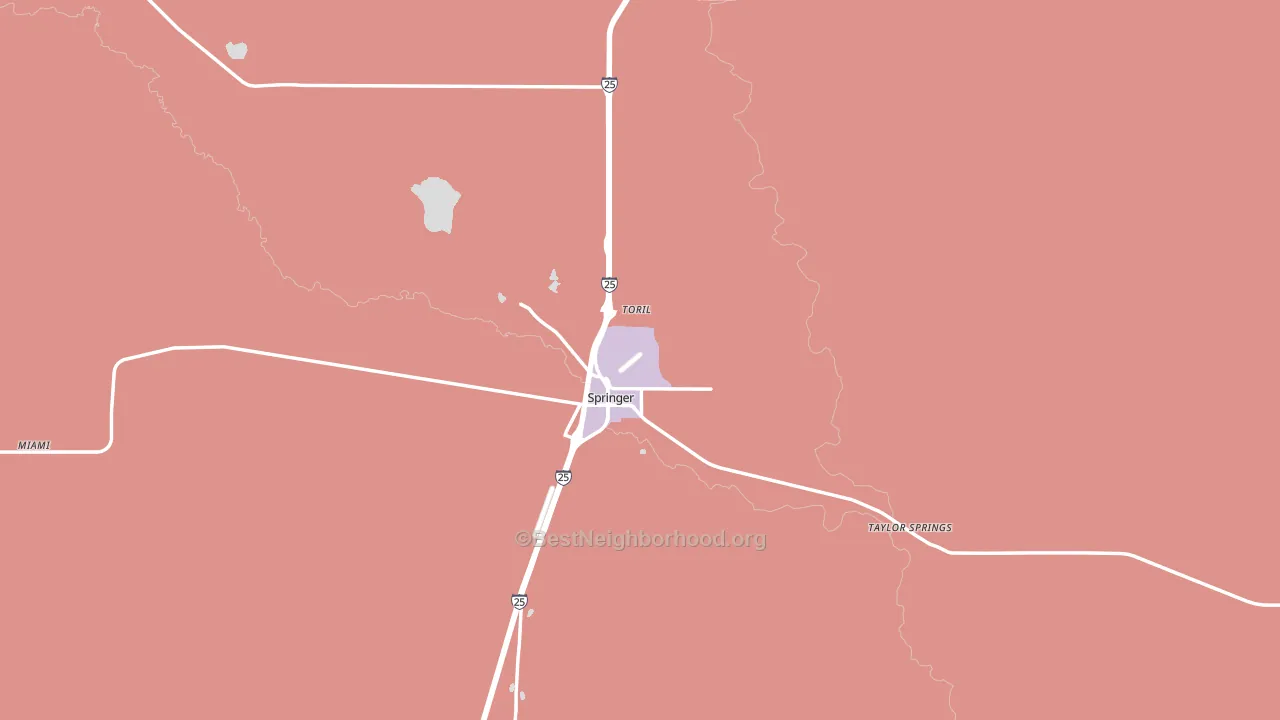 87747, NM block-group political-lean map