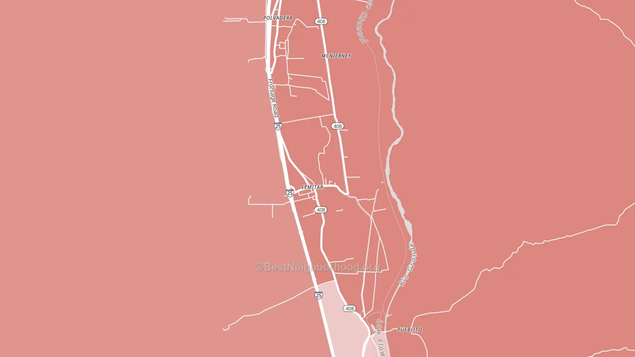 87823, NM block-group political-lean map