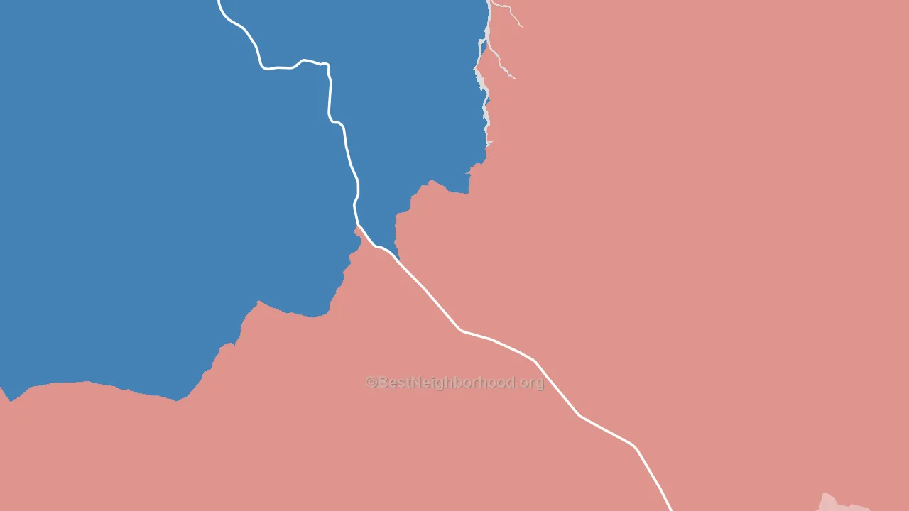 87825, NM block-group political-lean map