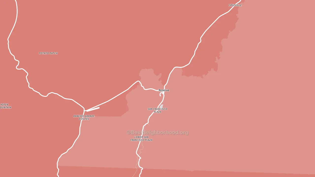 87830, NM block-group political-lean map