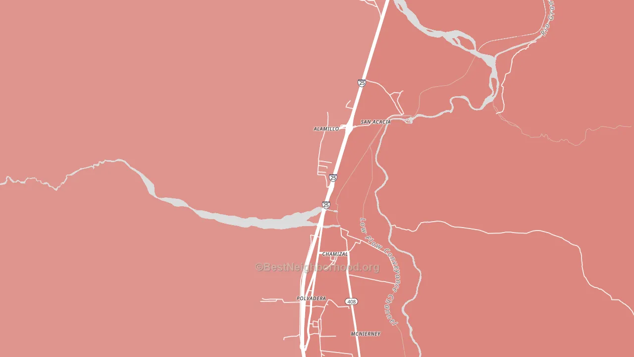 87831, NM block-group political-lean map
