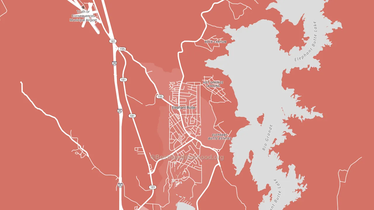 87935, NM block-group political-lean map