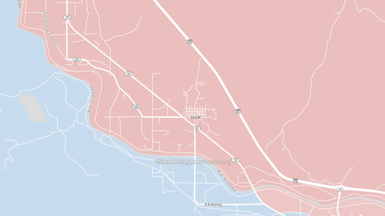 87941, NM block-group political-lean map