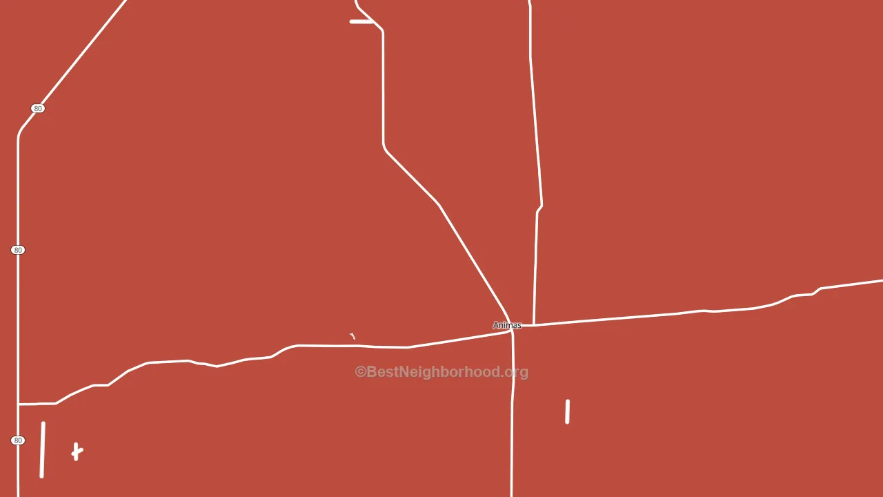 88020, NM block-group political-lean map
