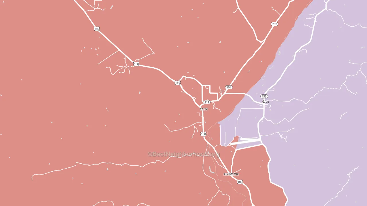 88028, NM block-group political-lean map