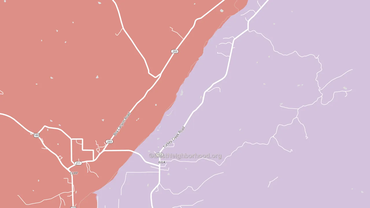 88038, NM block-group political-lean map