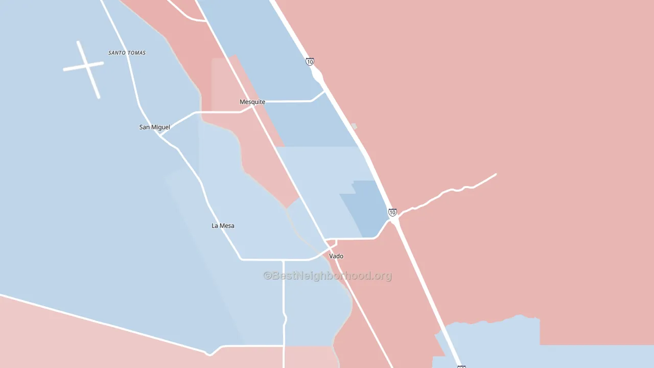 88048, NM block-group political-lean map