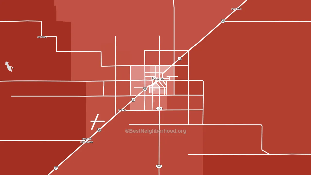 88130, NM block-group political-lean map