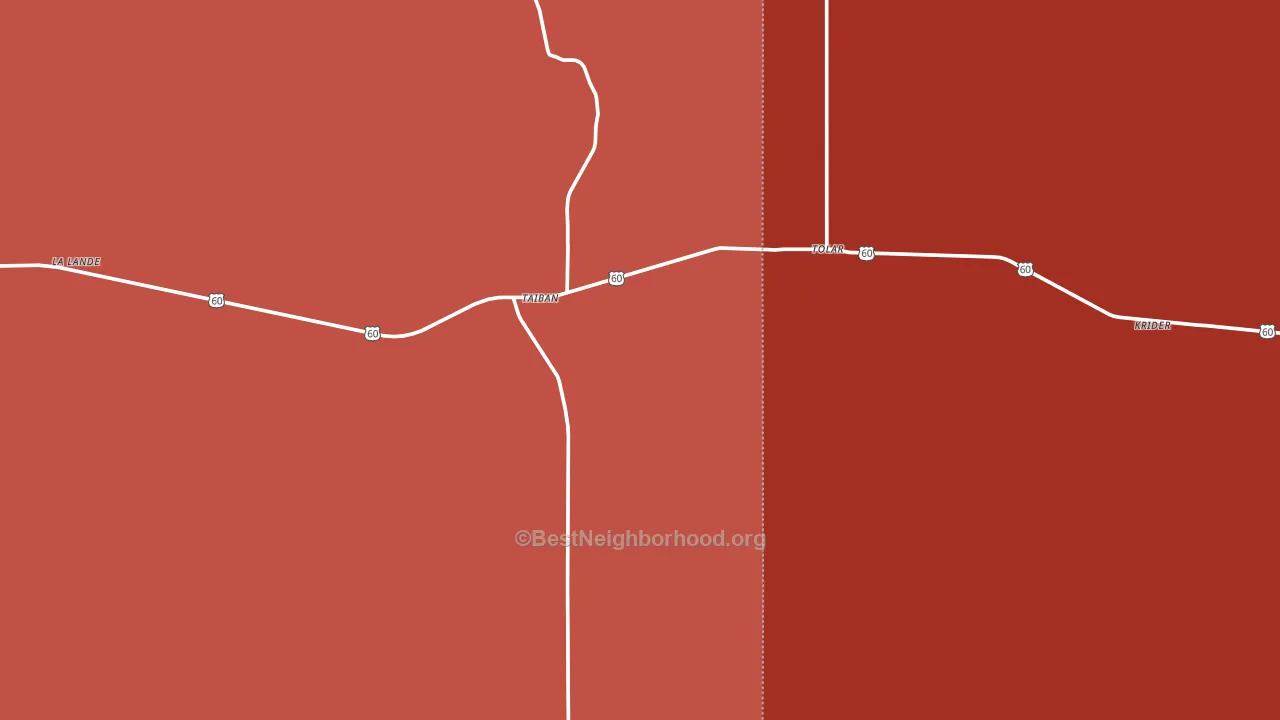 88134, NM block-group political-lean map