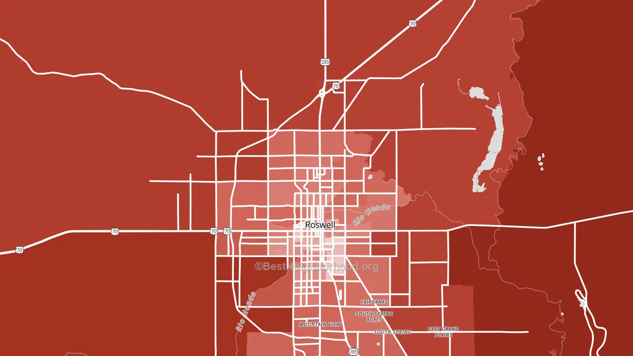 88201, NM block-group political-lean map