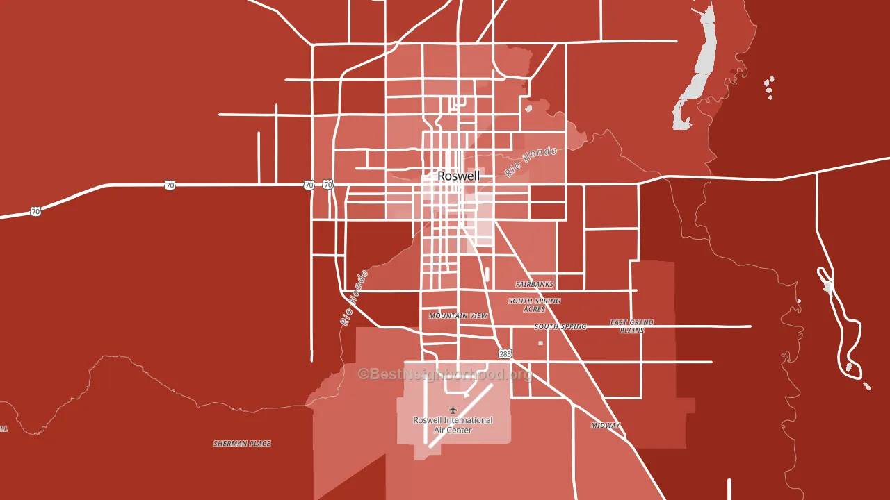 88203, NM block-group political-lean map