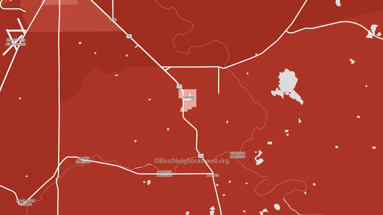 88256, NM block-group political-lean map