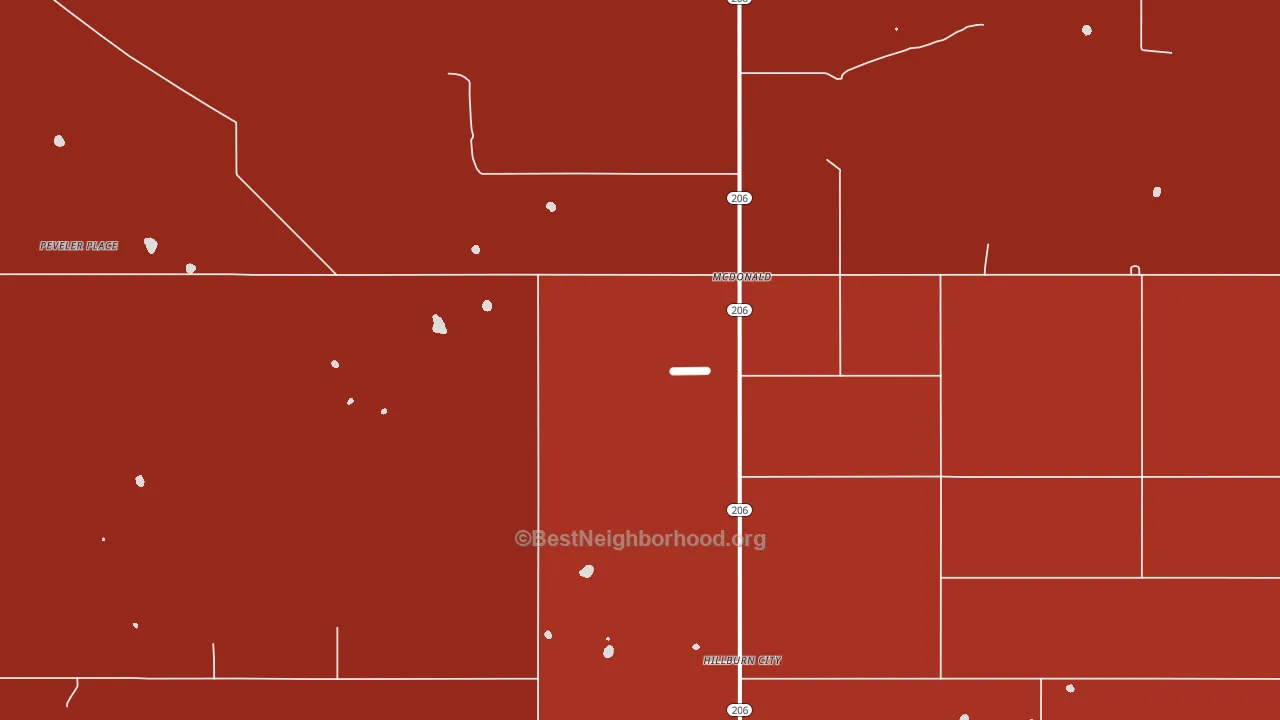 88262, NM block-group political-lean map