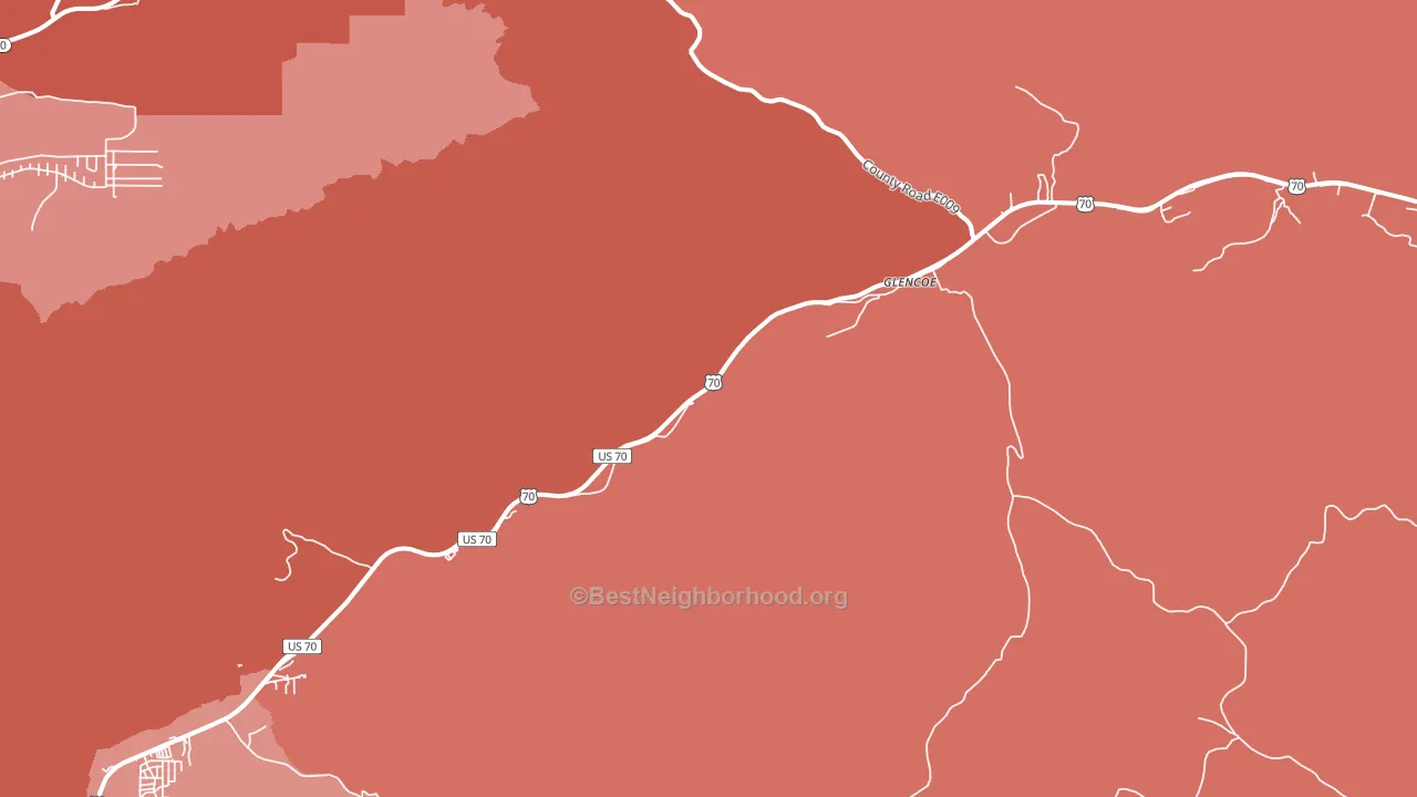88324, NM block-group political-lean map