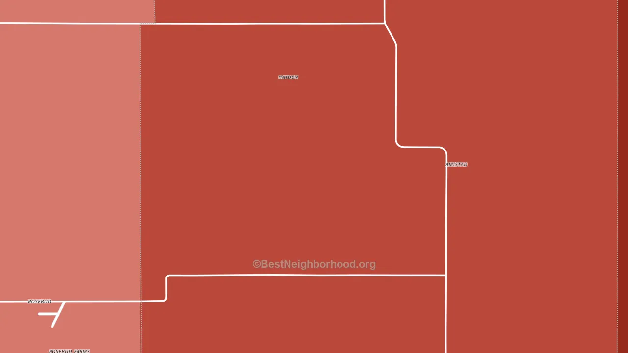 88410, NM block-group political-lean map