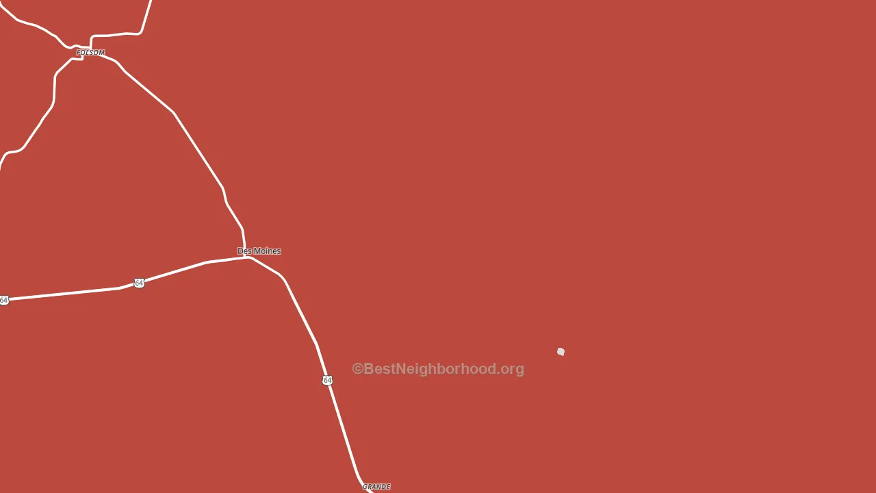 88418, NM block-group political-lean map