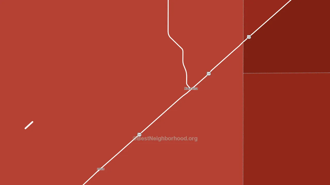 88430, NM block-group political-lean map