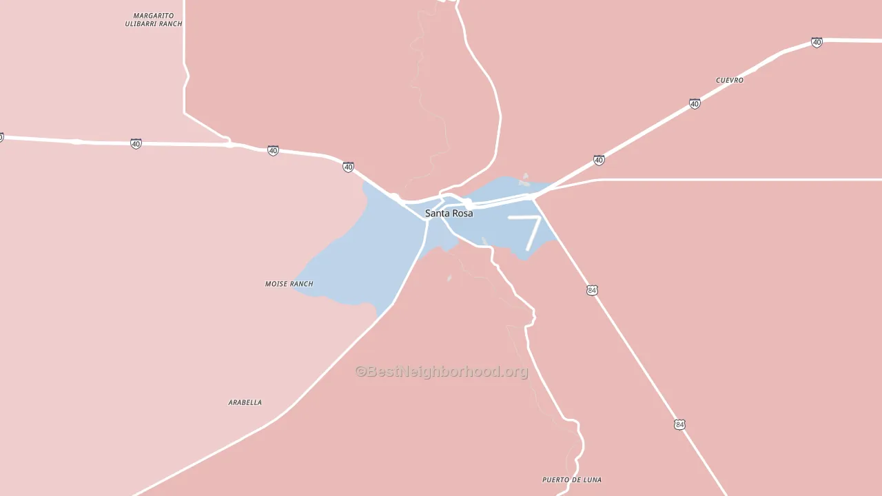 88435, NM block-group political-lean map