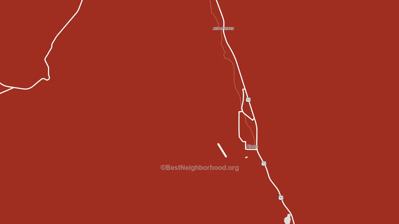 89001, NV block-group political-lean map