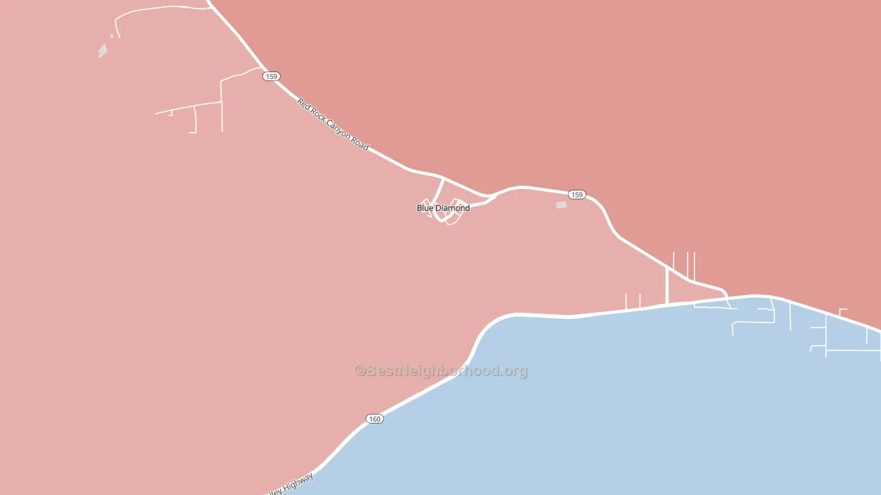 89004, NV block-group political-lean map