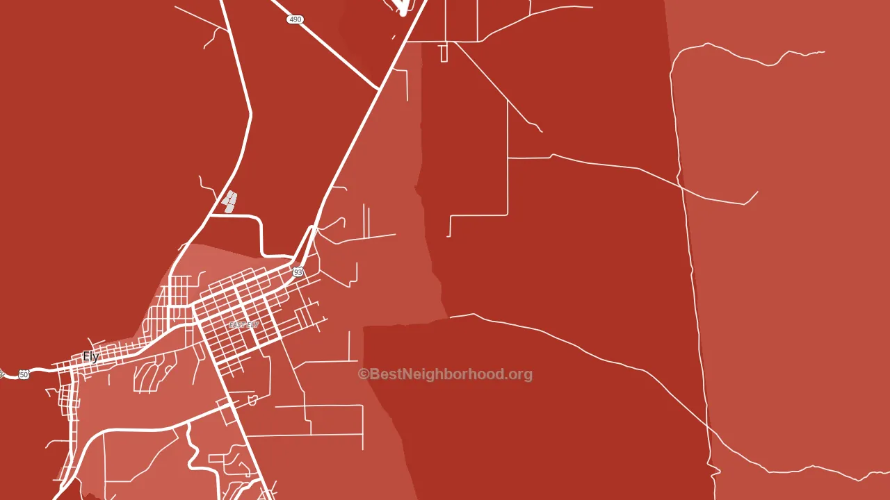 89315, NV block-group political-lean map