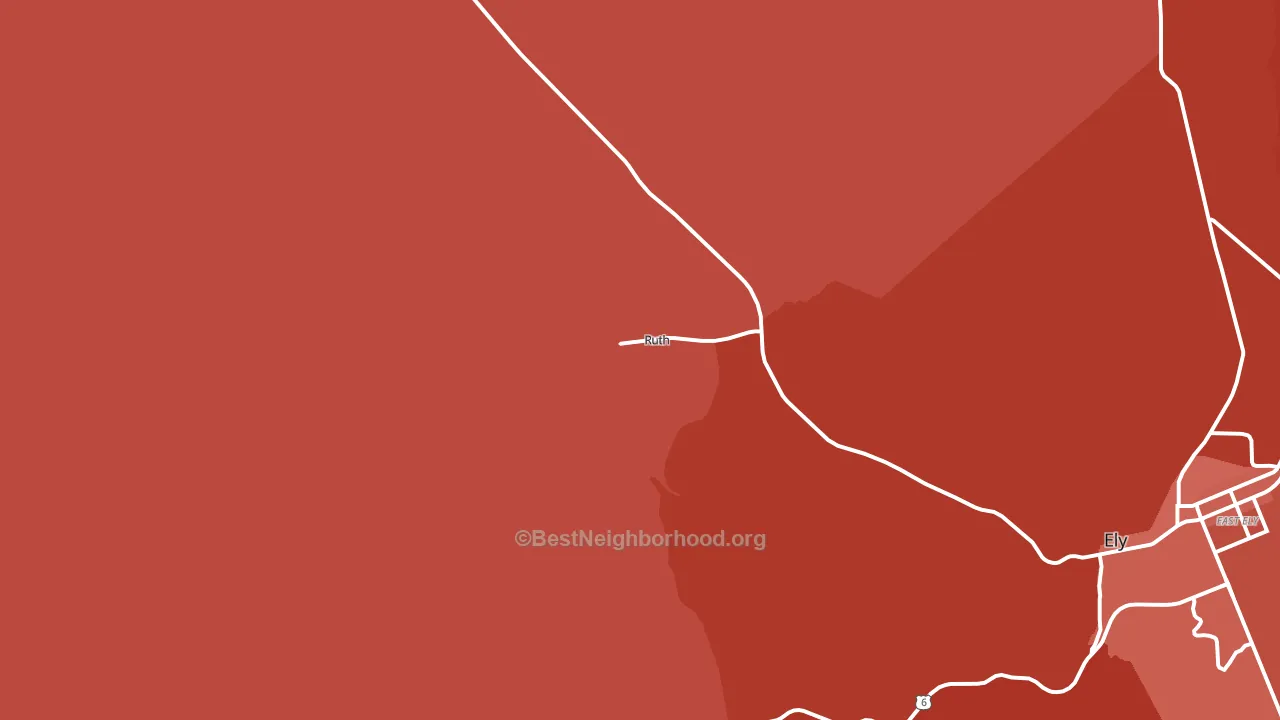 89319, NV block-group political-lean map