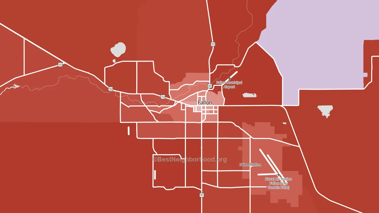 89406, NV block-group political-lean map