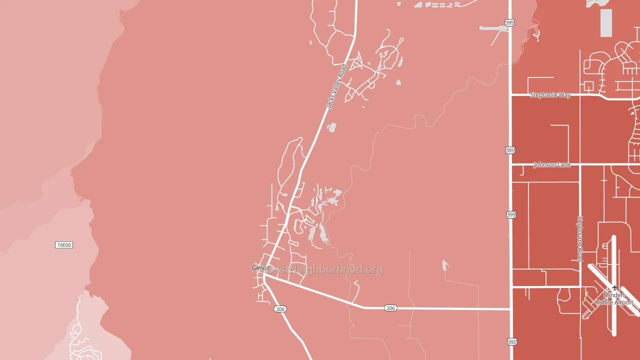 89411, NV block-group political-lean map