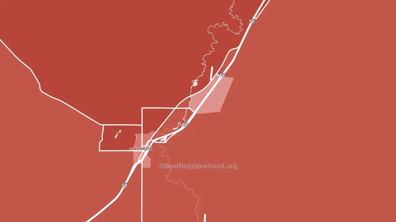 89419, NV block-group political-lean map