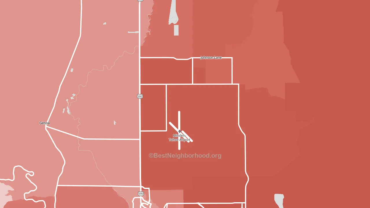 89423, NV block-group political-lean map