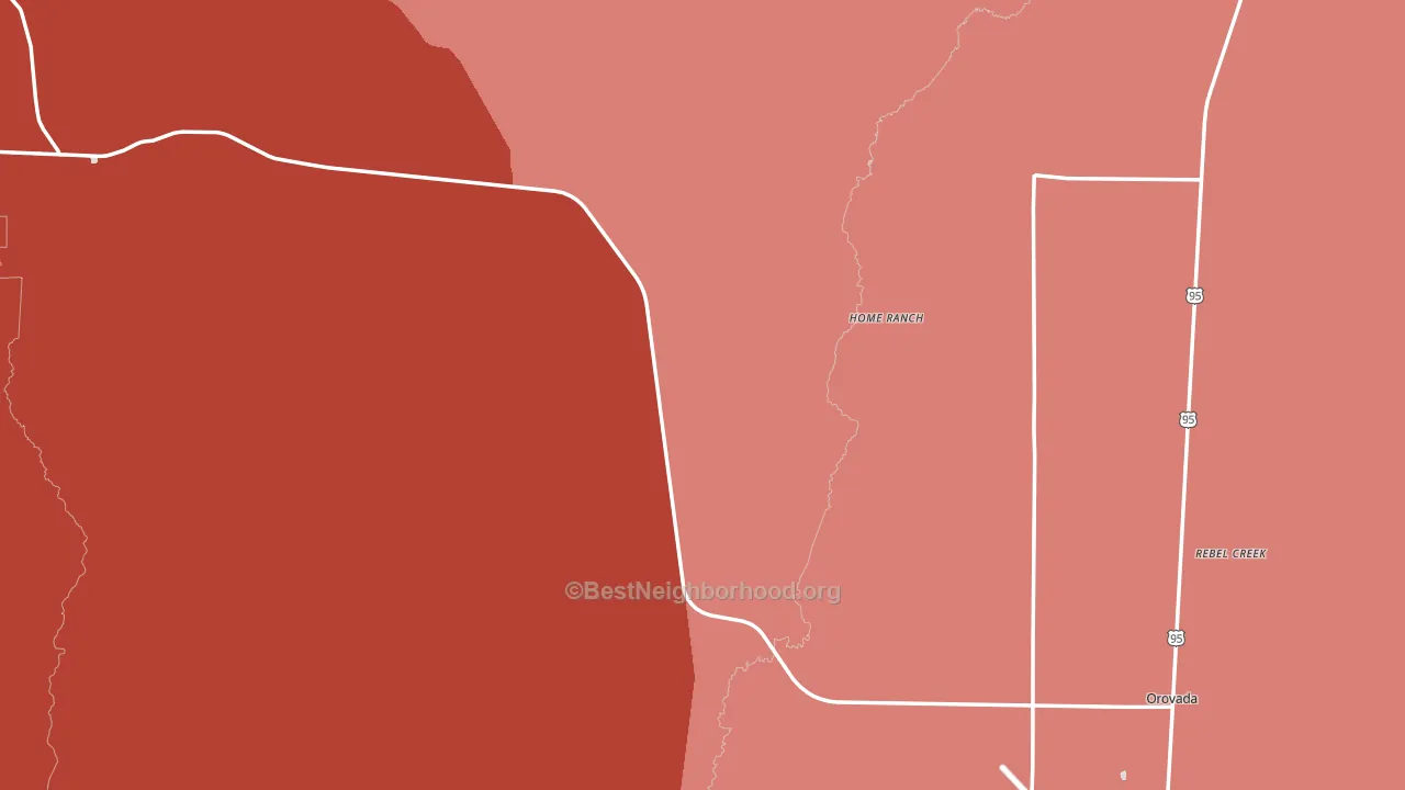 89425, NV block-group political-lean map