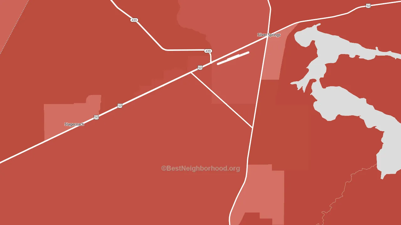 89429, NV block-group political-lean map