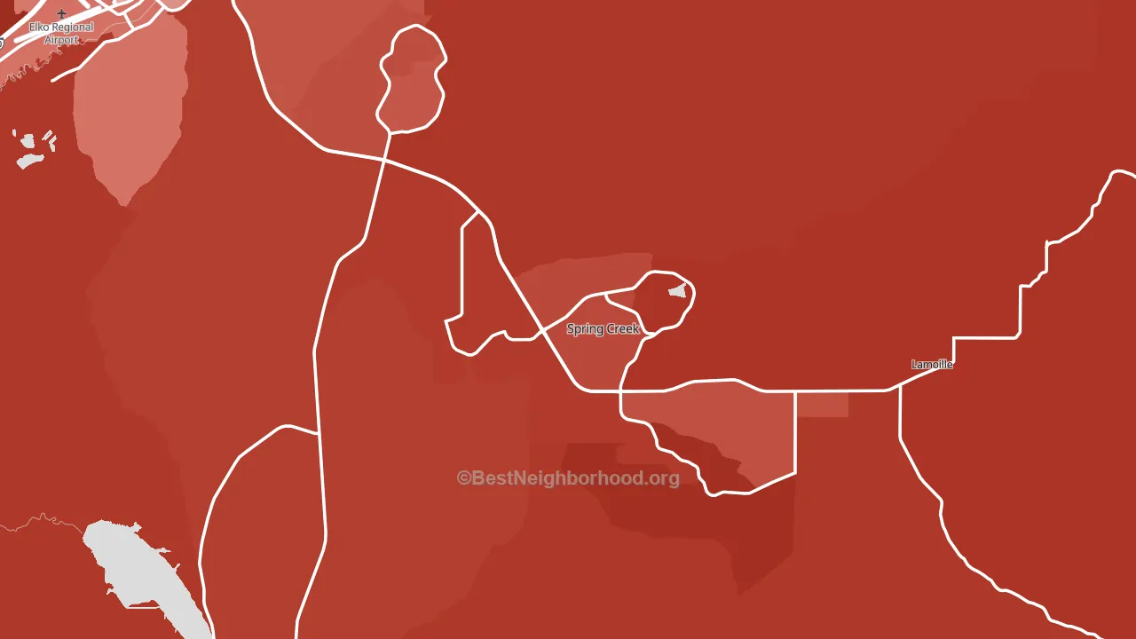 89815, NV block-group political-lean map
