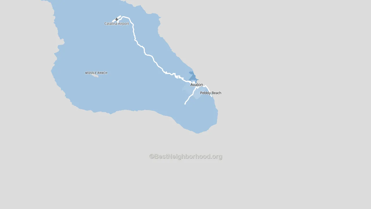 90704, CA block-group political-lean map