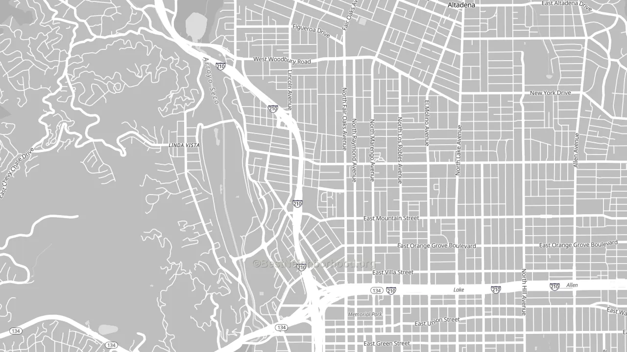 91103, CA block-group political-lean map