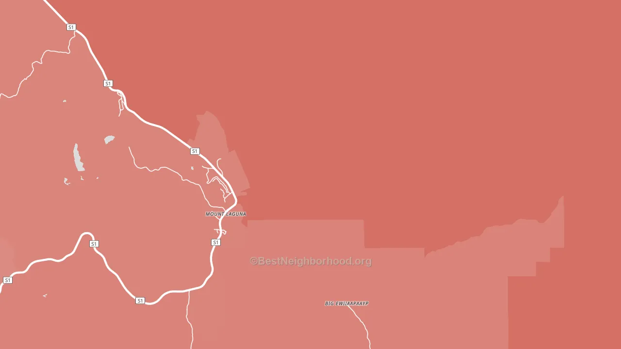 91948, CA block-group political-lean map
