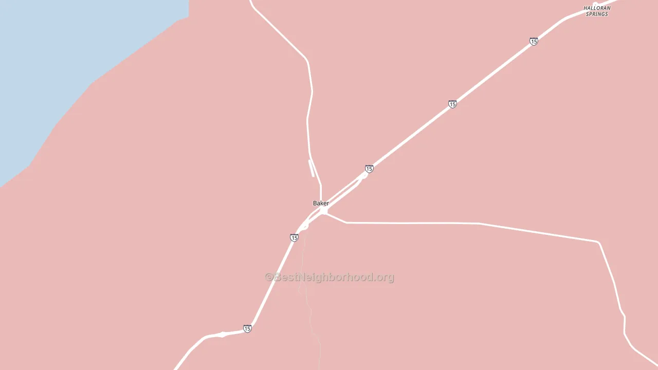 92309, CA block-group political-lean map