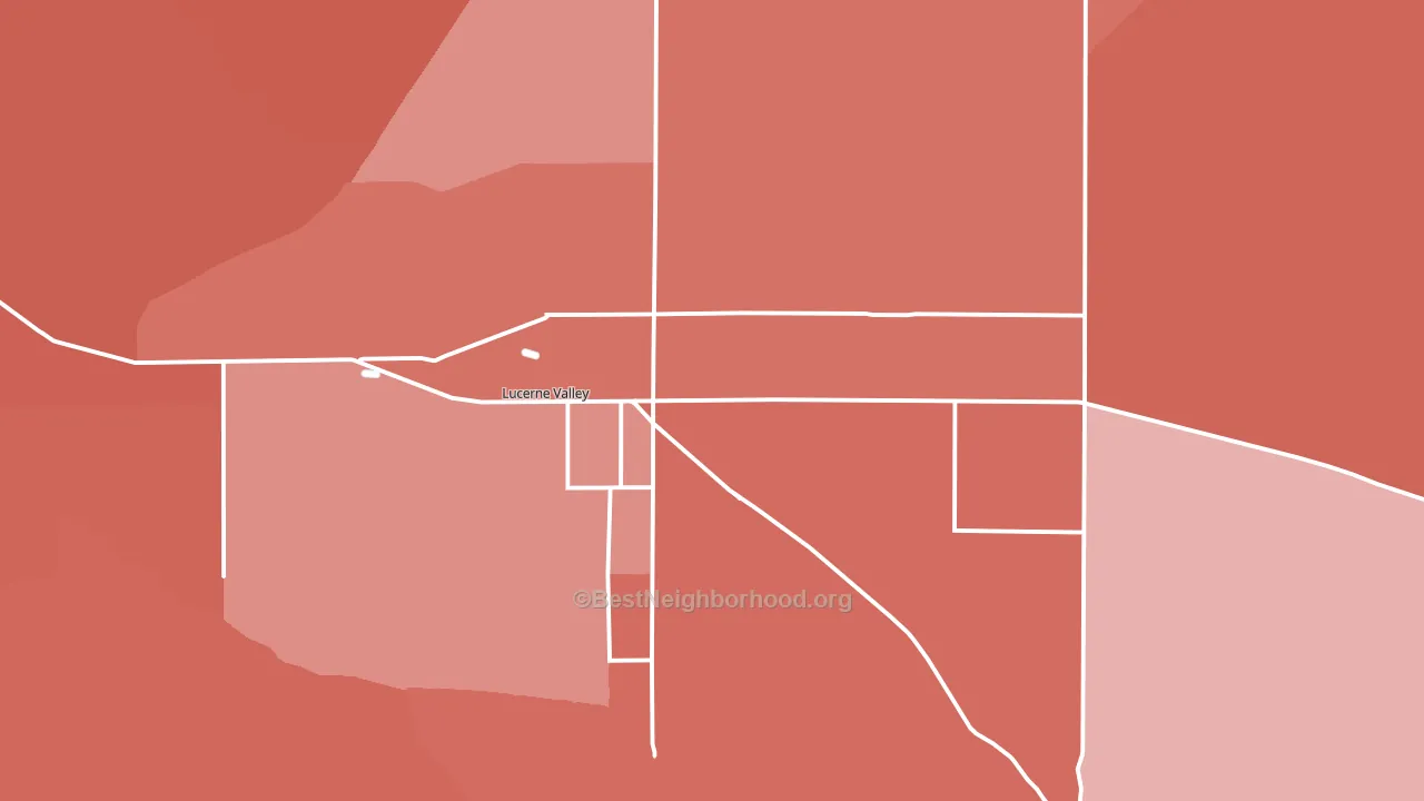 92356, CA block-group political-lean map