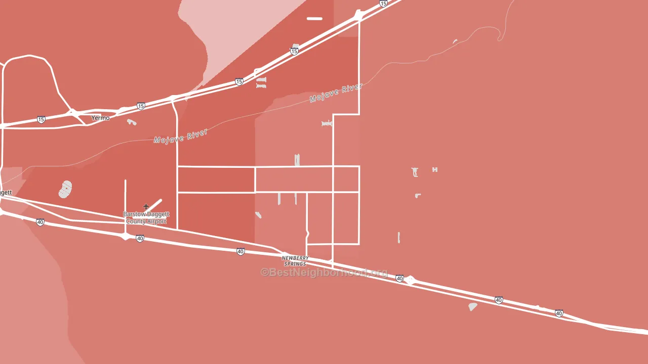 92365, CA block-group political-lean map