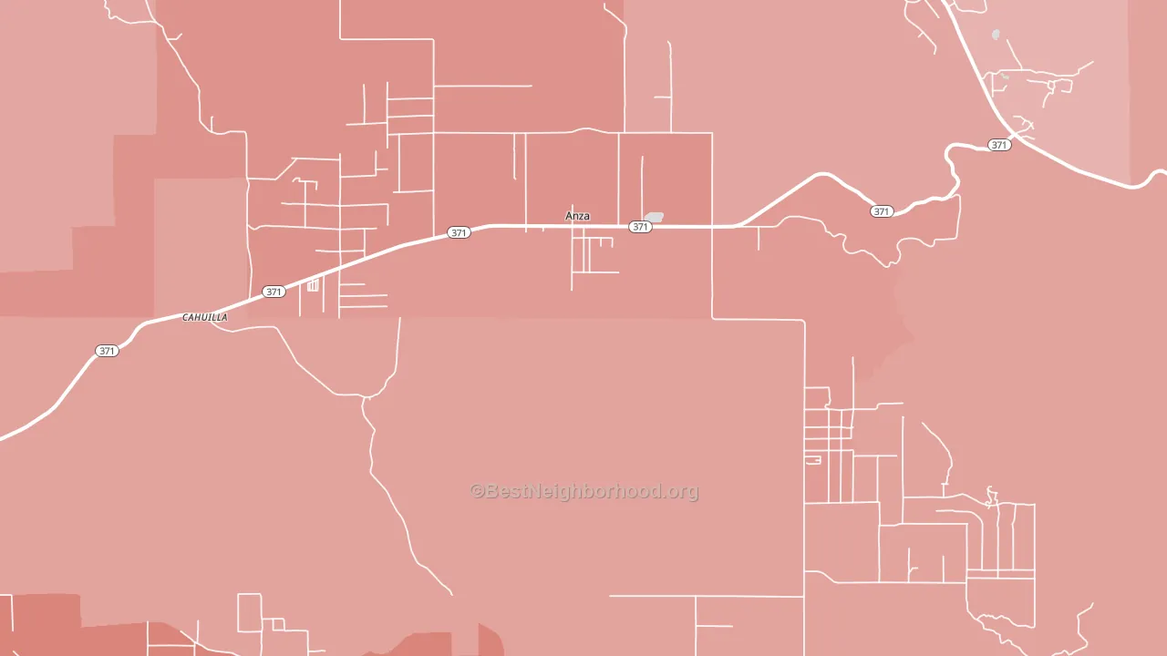 92539, CA block-group political-lean map