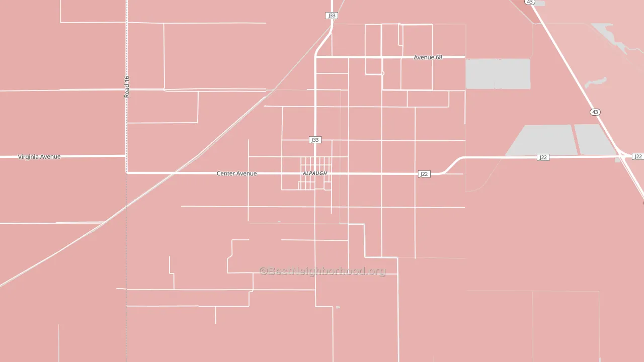 93201, CA block-group political-lean map