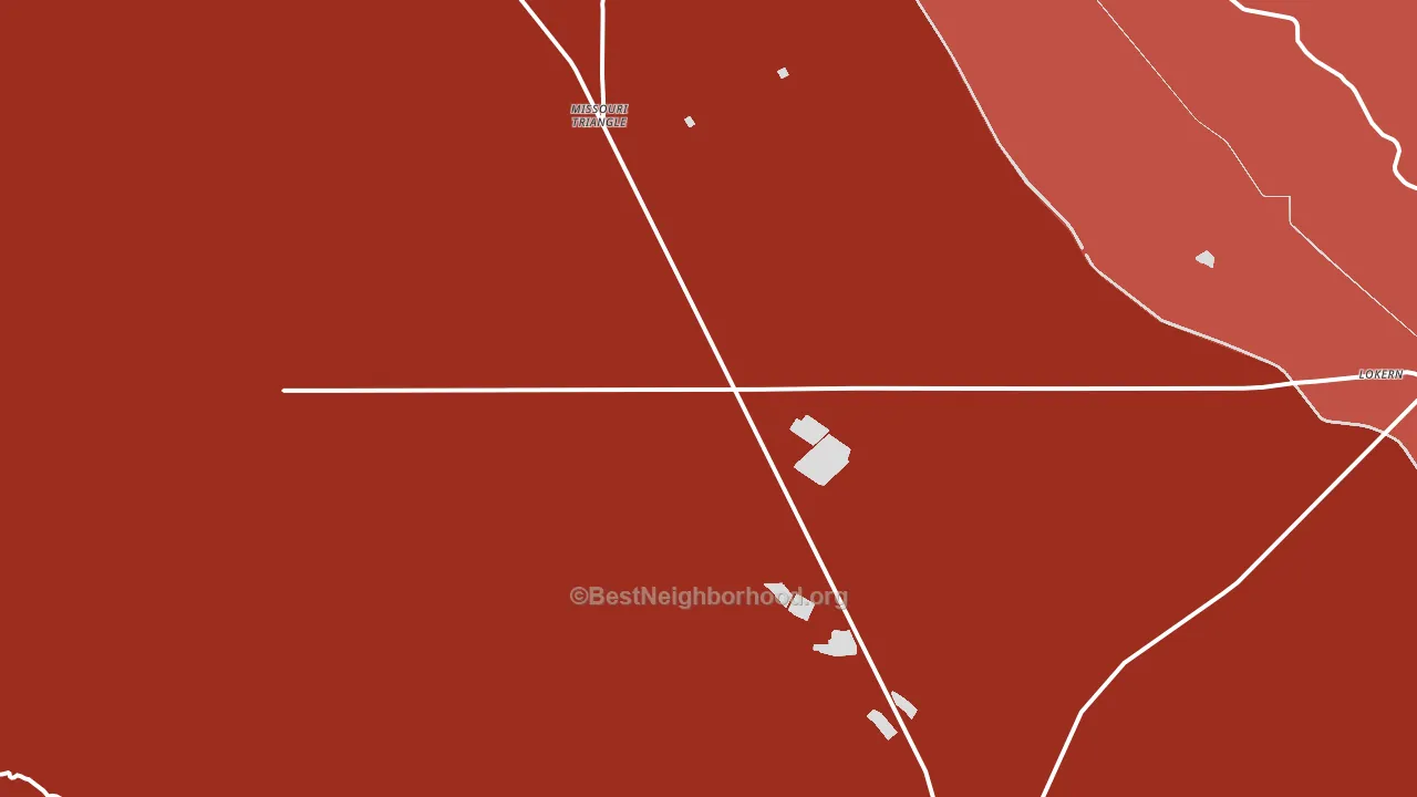 93251, CA block-group political-lean map