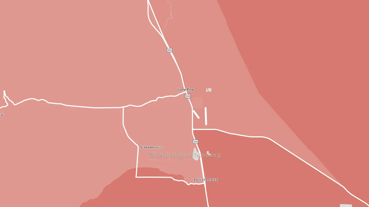 93545, CA block-group political-lean map