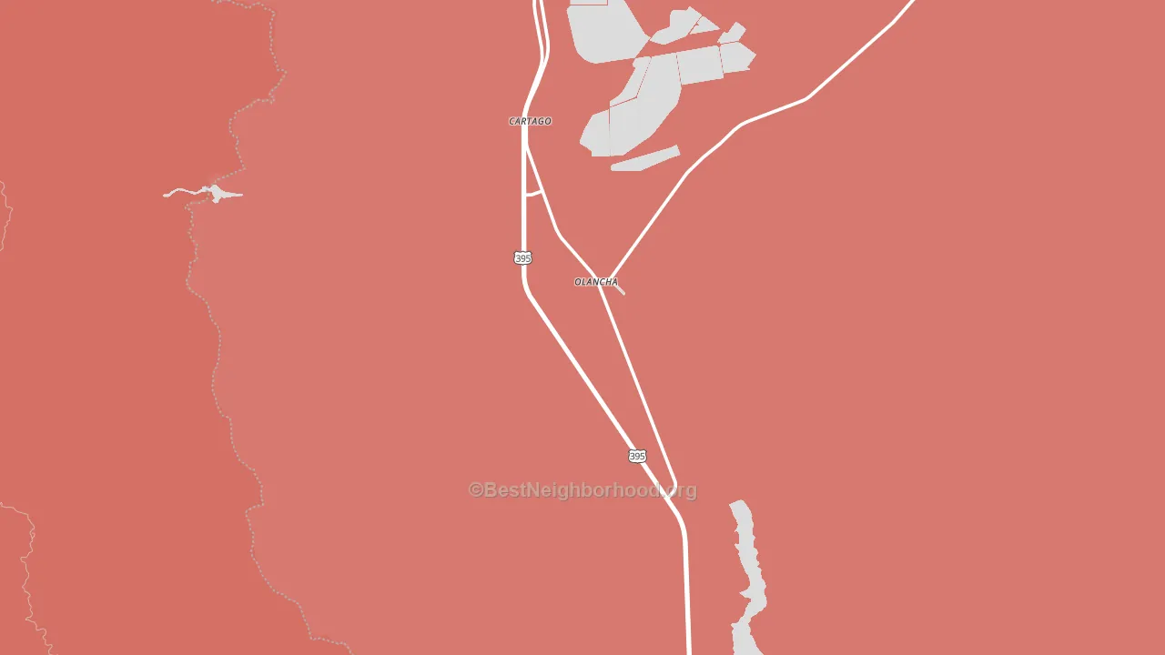 93549, CA block-group political-lean map