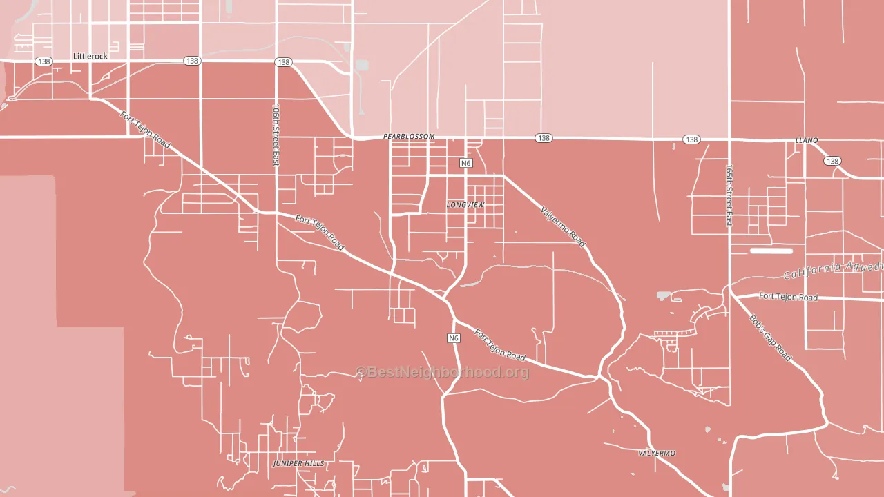 93553, CA block-group political-lean map