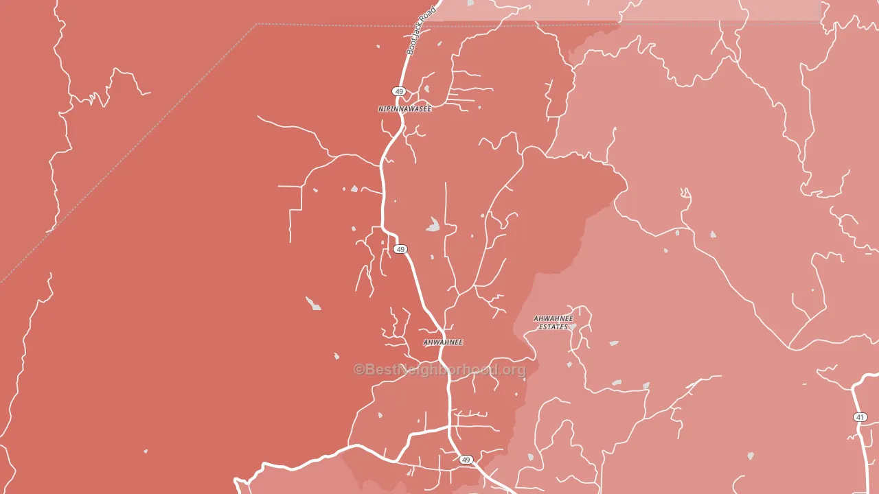 93601, CA block-group political-lean map